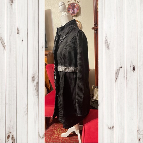 C C COUTURE BLACK COAT - Picture 2 of 7